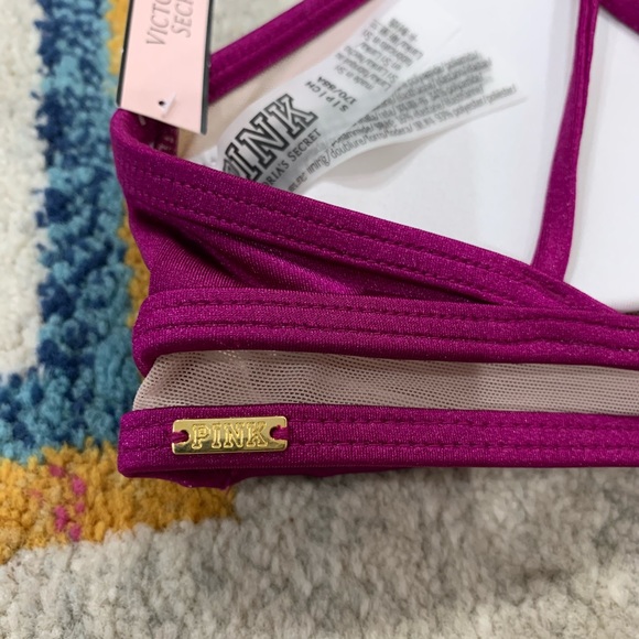S- VICTORIA’S SECRET PINK BIKINI SWIM TOP - Picture 6 of 8